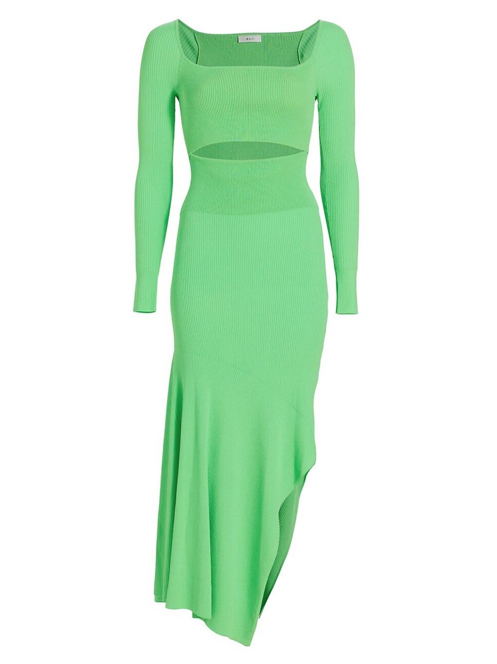 A.L.C. Ribbed Spring Bouquet Clara Midi Dress Size S